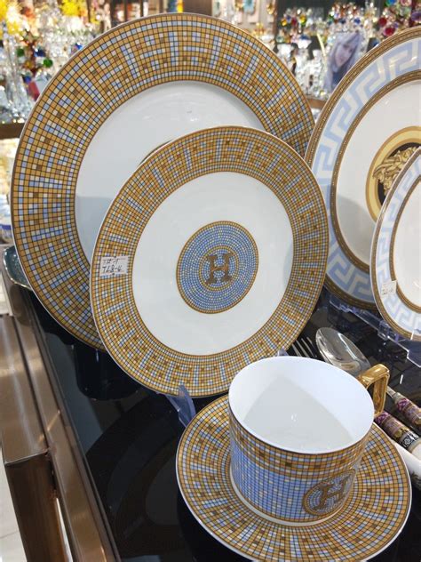 hermes cup|hermes plates dinnerware sets.